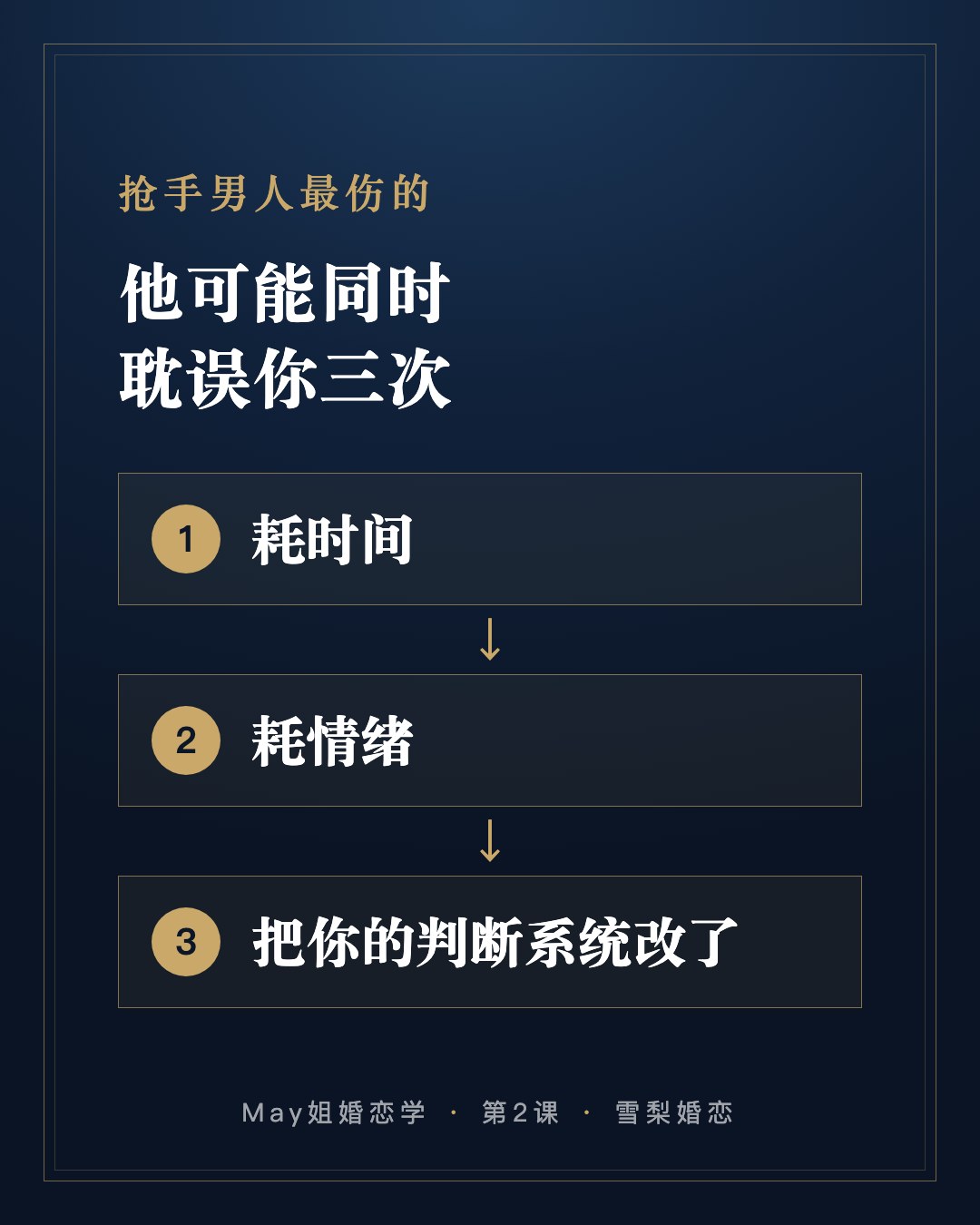 抢手男人最伤的:他可能同时耽误你三次——耗时间、耗情绪、把你的判断系统改了。
